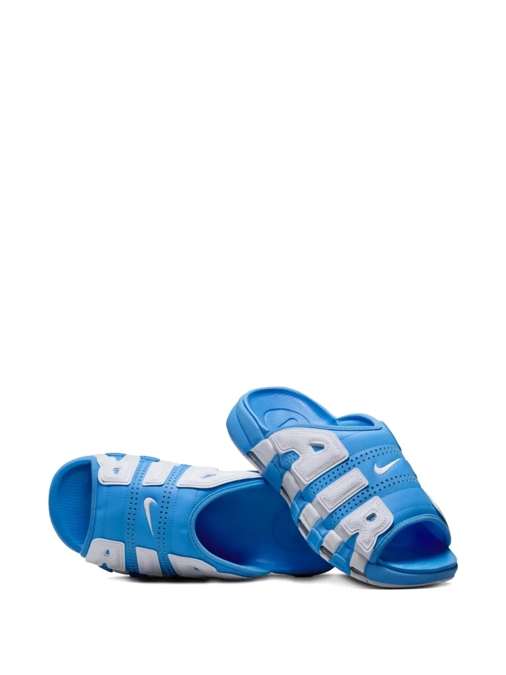 Nike Air More Uptempo Slide University Blue sandalen - Blauw