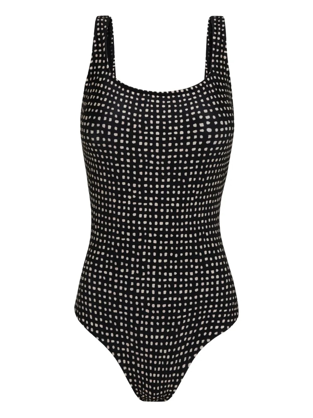 Lenny Niemeyer Costume intero con scollo quadrato - Nero