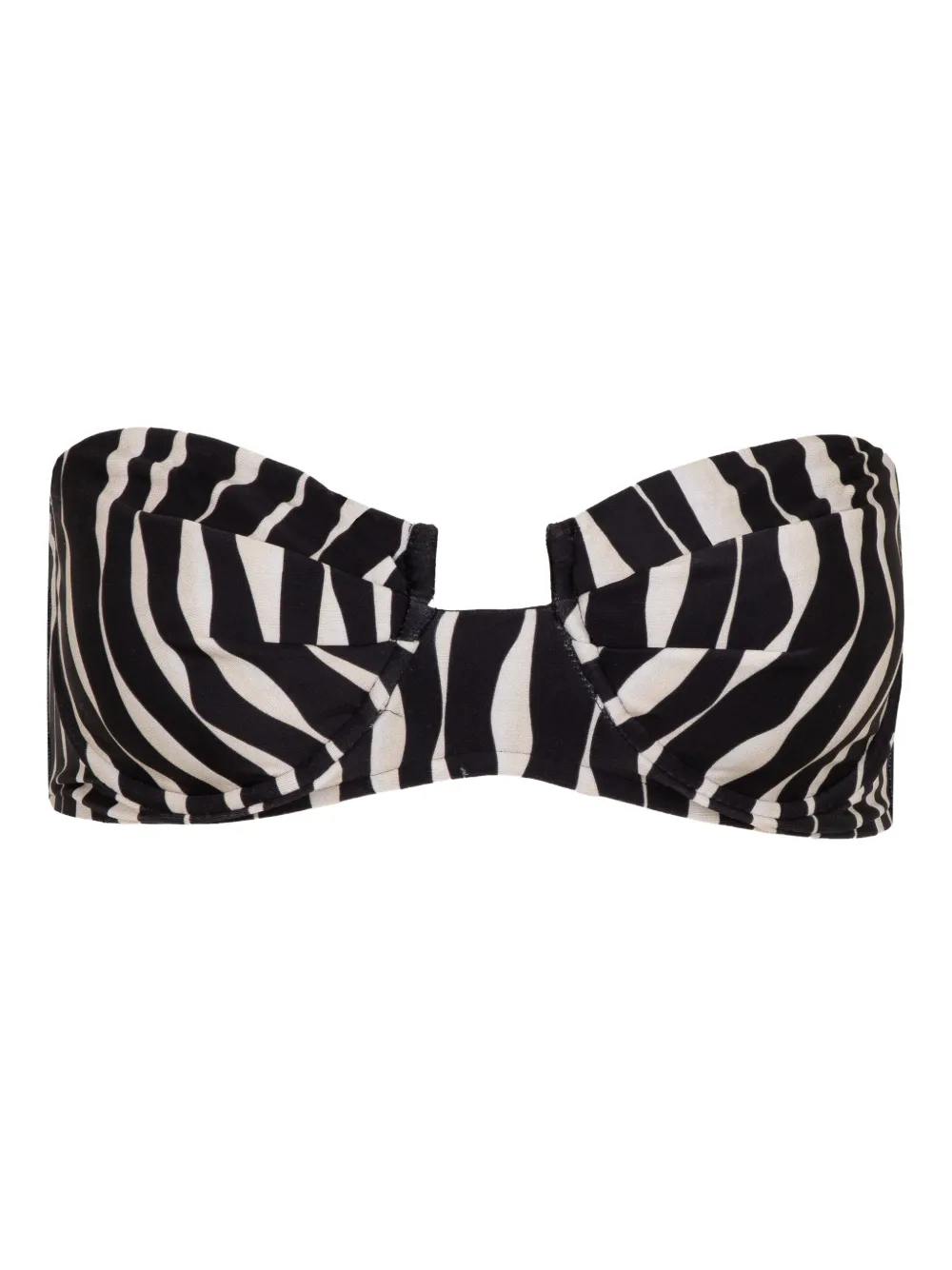 Lenny Niemeyer Top bikini a balconcino - Nero