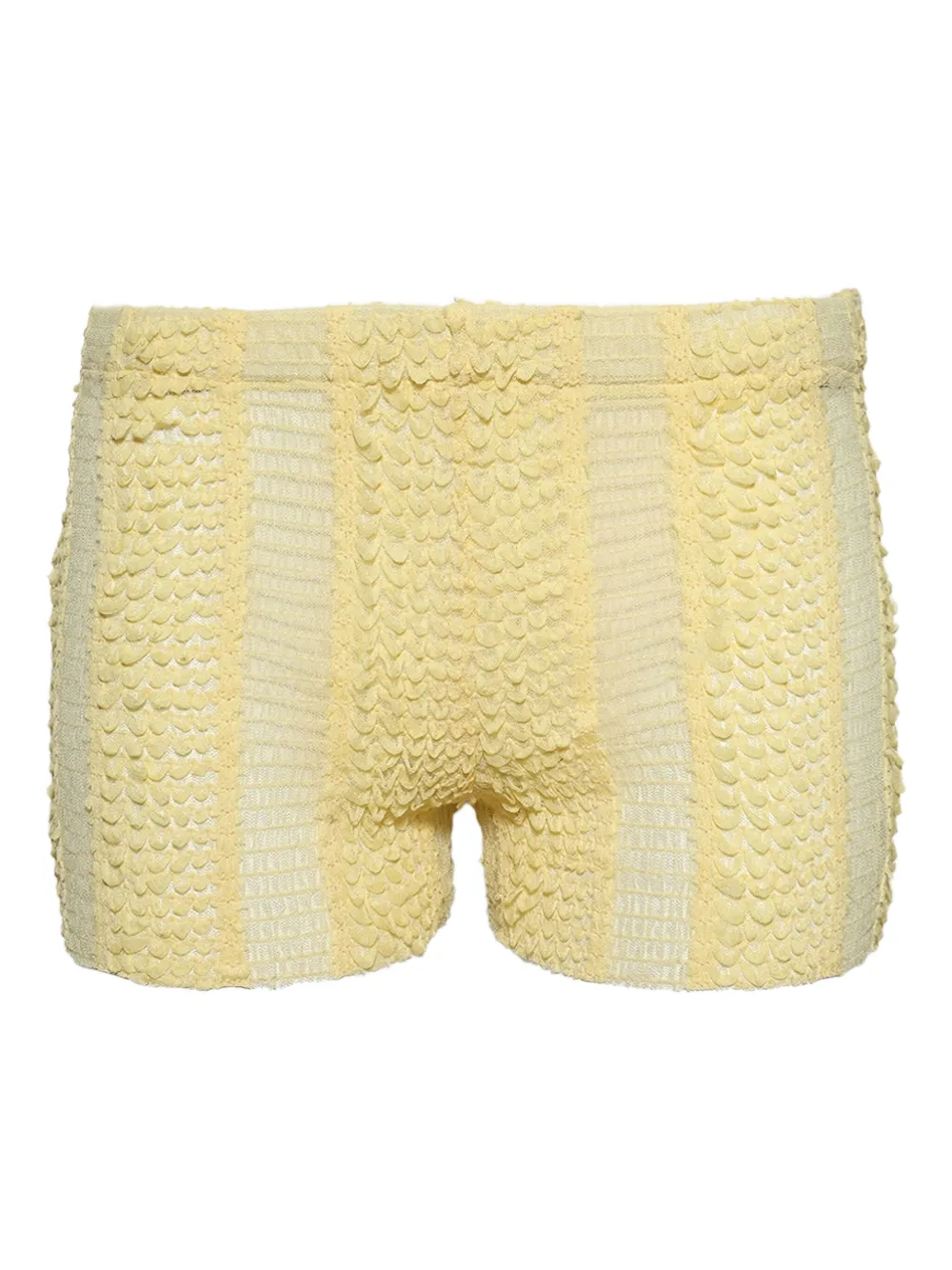 Roberta Einer smocked ruffled shorts | Yellow | Image 1