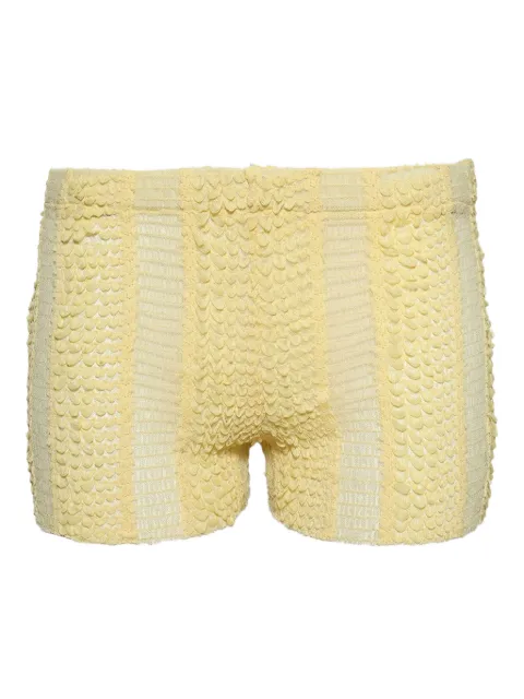 Roberta Einer smocked ruffled shorts