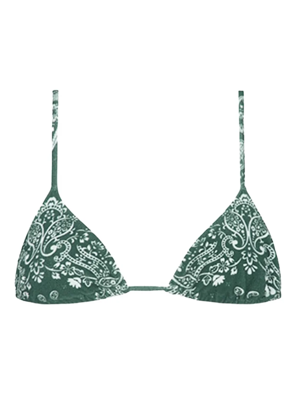 Tropic Of C Paisley-print Bikini In Green