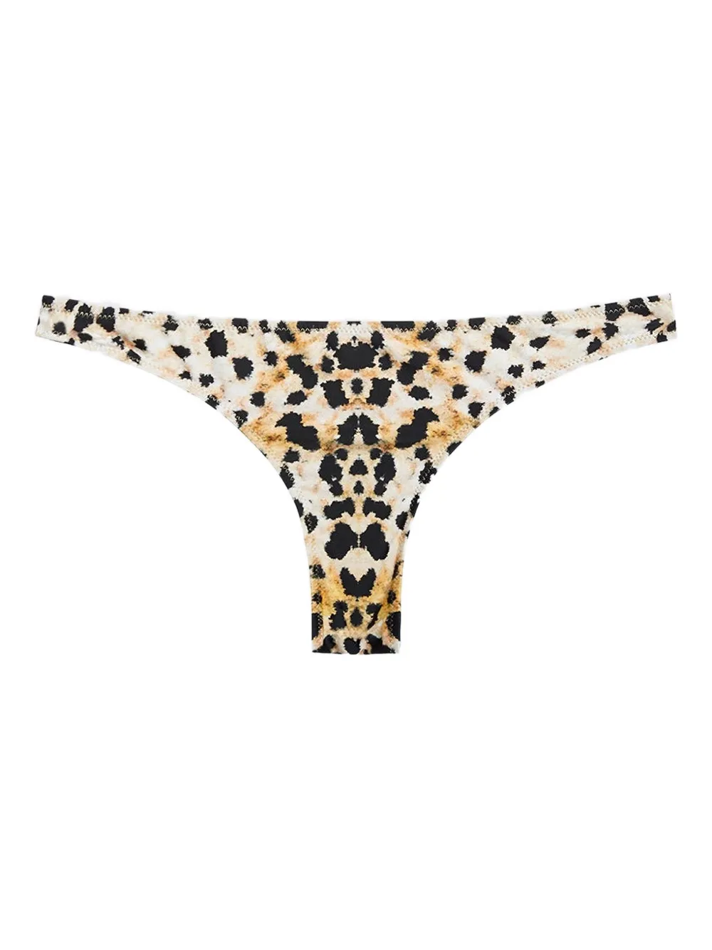 Tropic Of C Leopard-print Bikini Bottoms In Animal Print