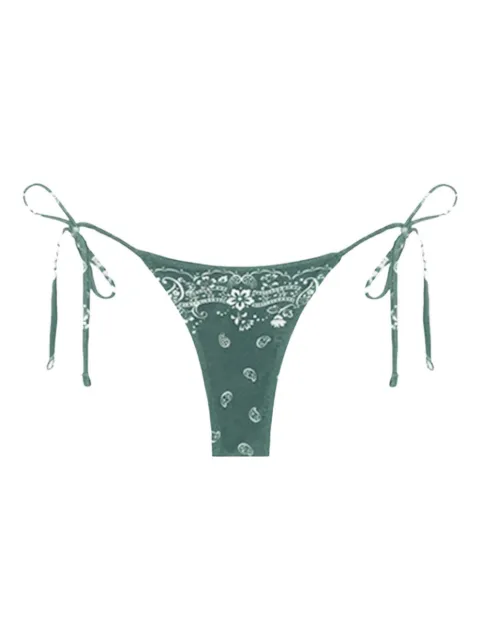 TROPIC OF C paisley-print tie-side bottoms
