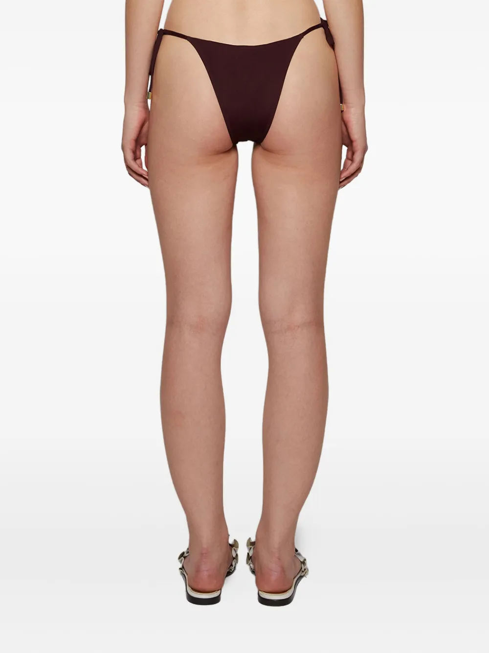 Tropic Of C Tie-side Bikini Bottoms In Brown