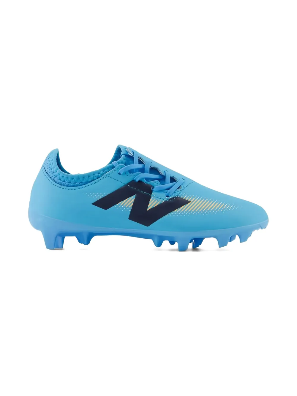 New Balance Kids Furon Dispatch V77+ FG "Team Sky Blue Mango" sneakers