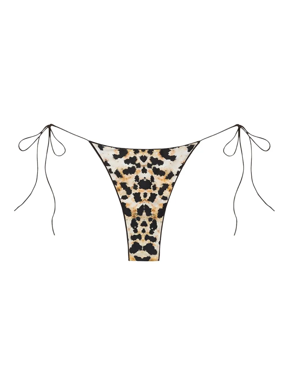 TROPIC OF C tie-side animal-print bottoms | Neutrals | Image 1
