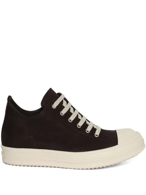 Rick Owens leather low trainers