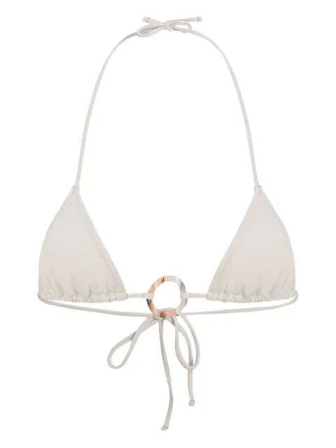 TROPIC OF C ring-detail triangle bikini top