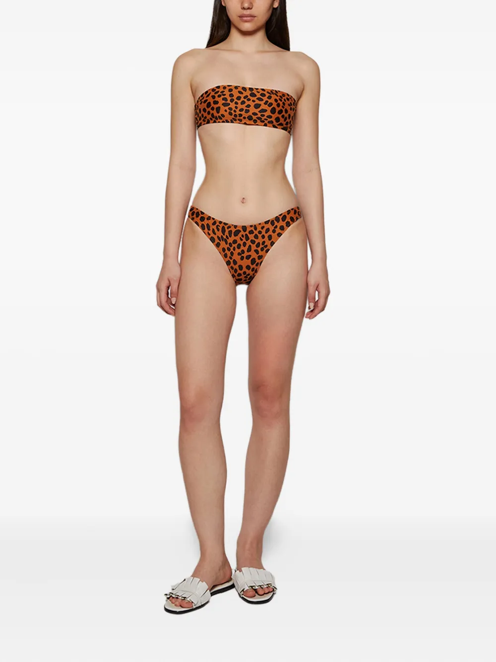 TROPIC OF C animal-print strapless top | Bikinis | Image 2