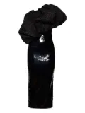 Dima Ayad sequin midi dress - Black