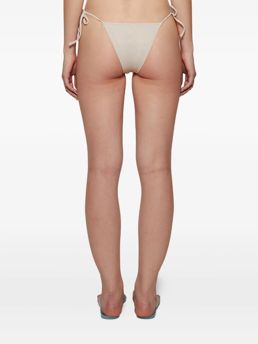 Tropic Of C Ring-detail Bikini Bottom In White