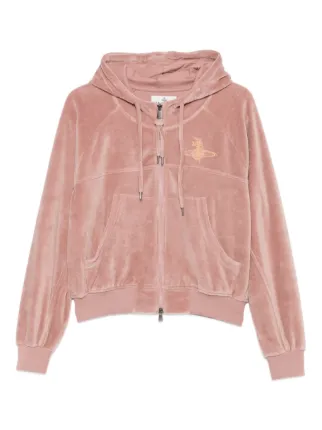 Vivienne Westwood オーブリピート ベロアジップブルゾン Vivienne Westwood オーブリピート ベロアジップブルゾン