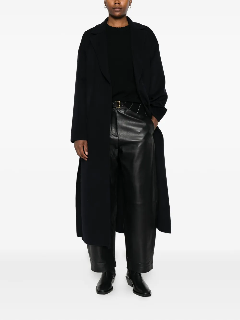 Fabiana Filippi lapel-collar coat | Single Breasted Coats | Image 2