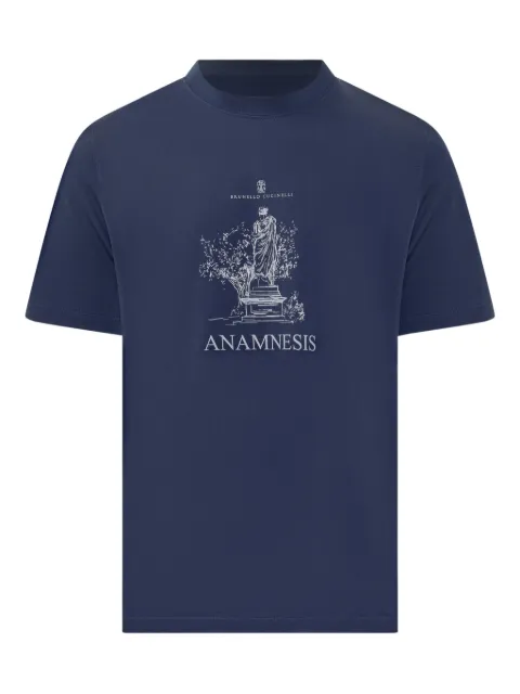 Brunello Cucinelli Anamnesis print T-shirt