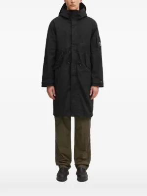 専用です。イタリア製ＣＰカンパニーメンズコート２ウェイ イタリア製 00s C.P.COMPANY Wool No Collar Coat 黒 48