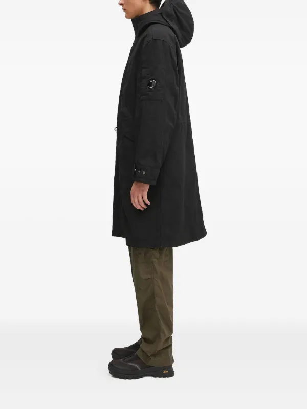 CP COMPANY フーデッドテックコート C.P. Company Hooded Coat | ブラック | FARFETCH JP