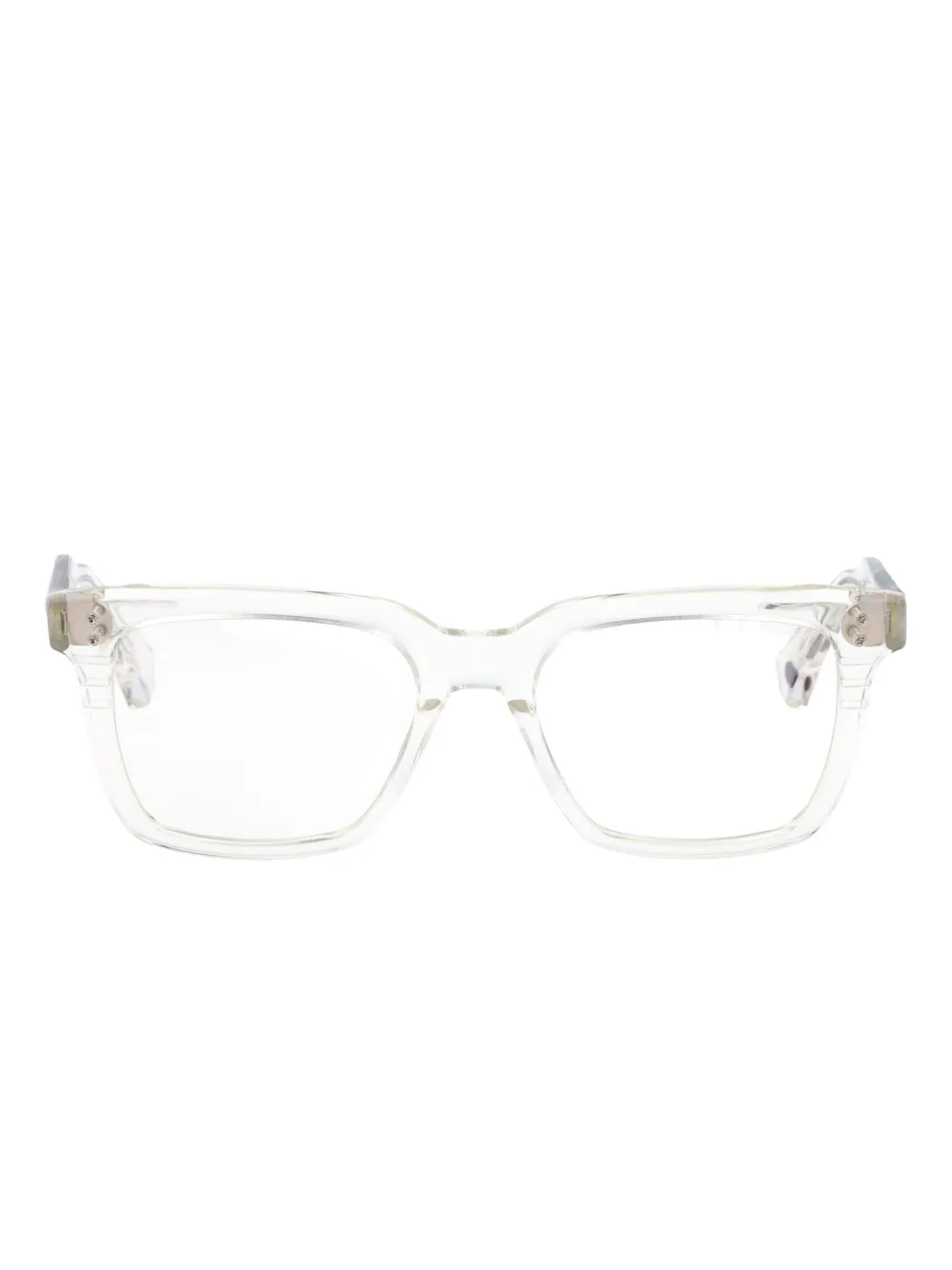 Dita Eyewear Sequoia square-frame glasses - ホワイト Dita Eyewear Sequoia square-frame glasses - ホワイト