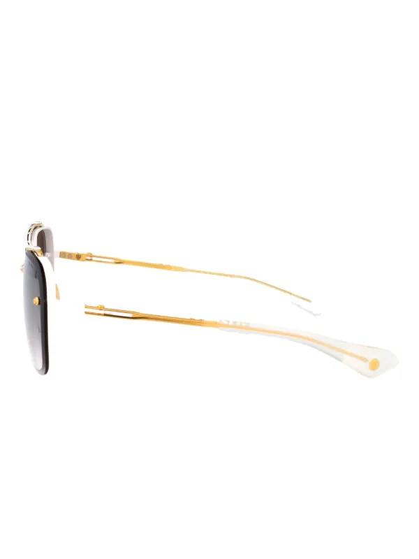 Dita Eyewear Mach-six Square Sunglasses | Gold | FARFETCH PL