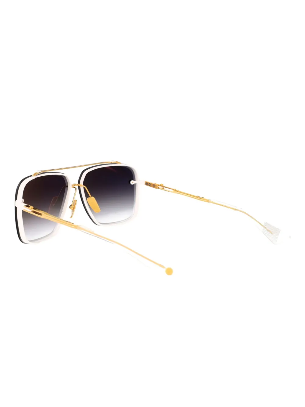 Dita Eyewear Mach-Six zonnebril met vierkant montuur Goud