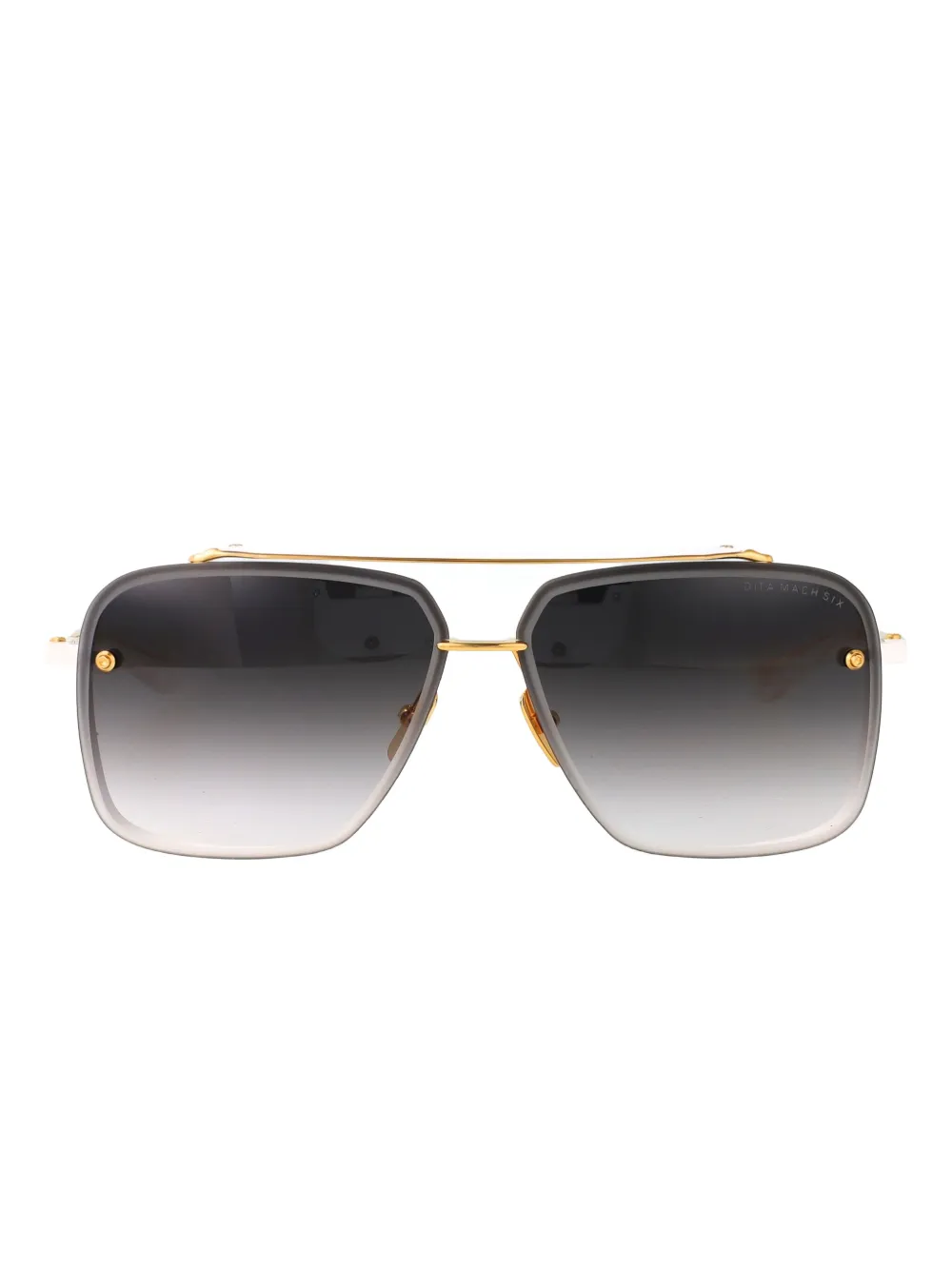 Dita Eyewear Mach-six square sunglasses Goud