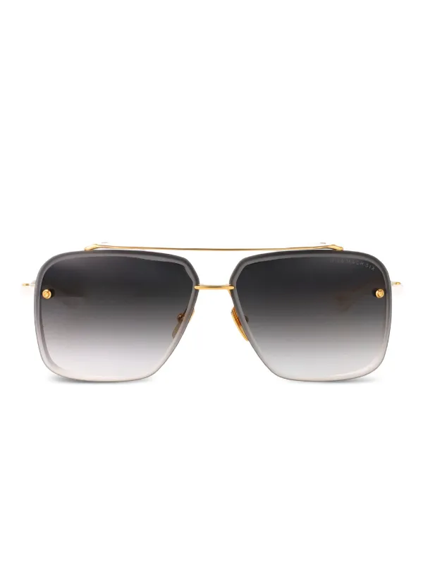 Dita Eyewear Mach-six Square Sunglasses Gold FARFETCH IN