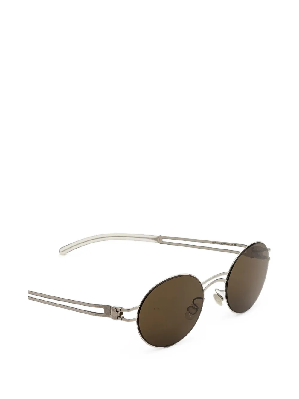 Mykita Dada zonnebril met rond montuur Zilver