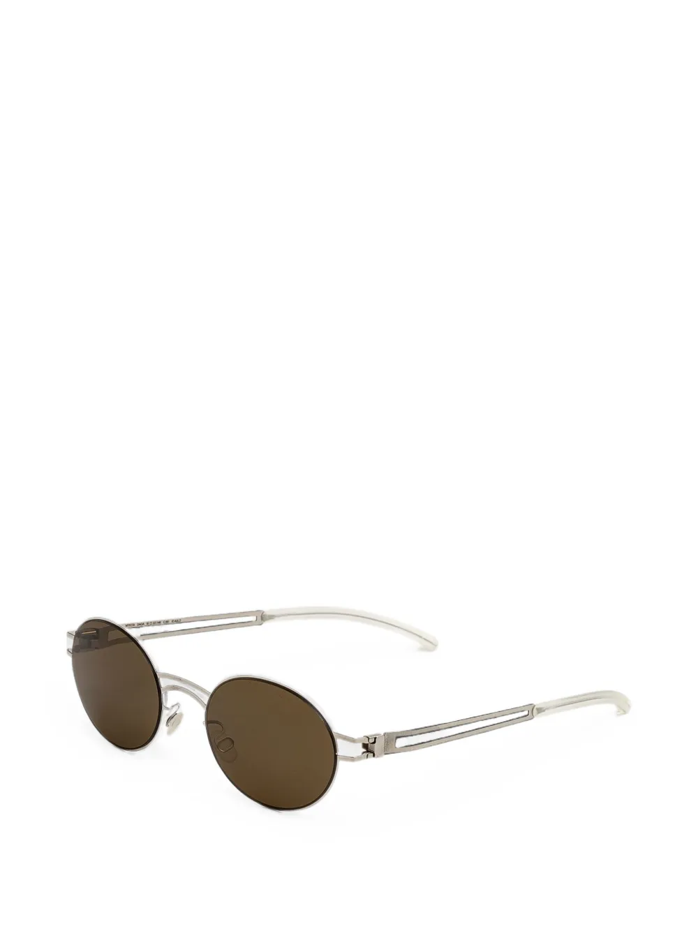 Mykita Dada zonnebril met rond montuur Zilver
