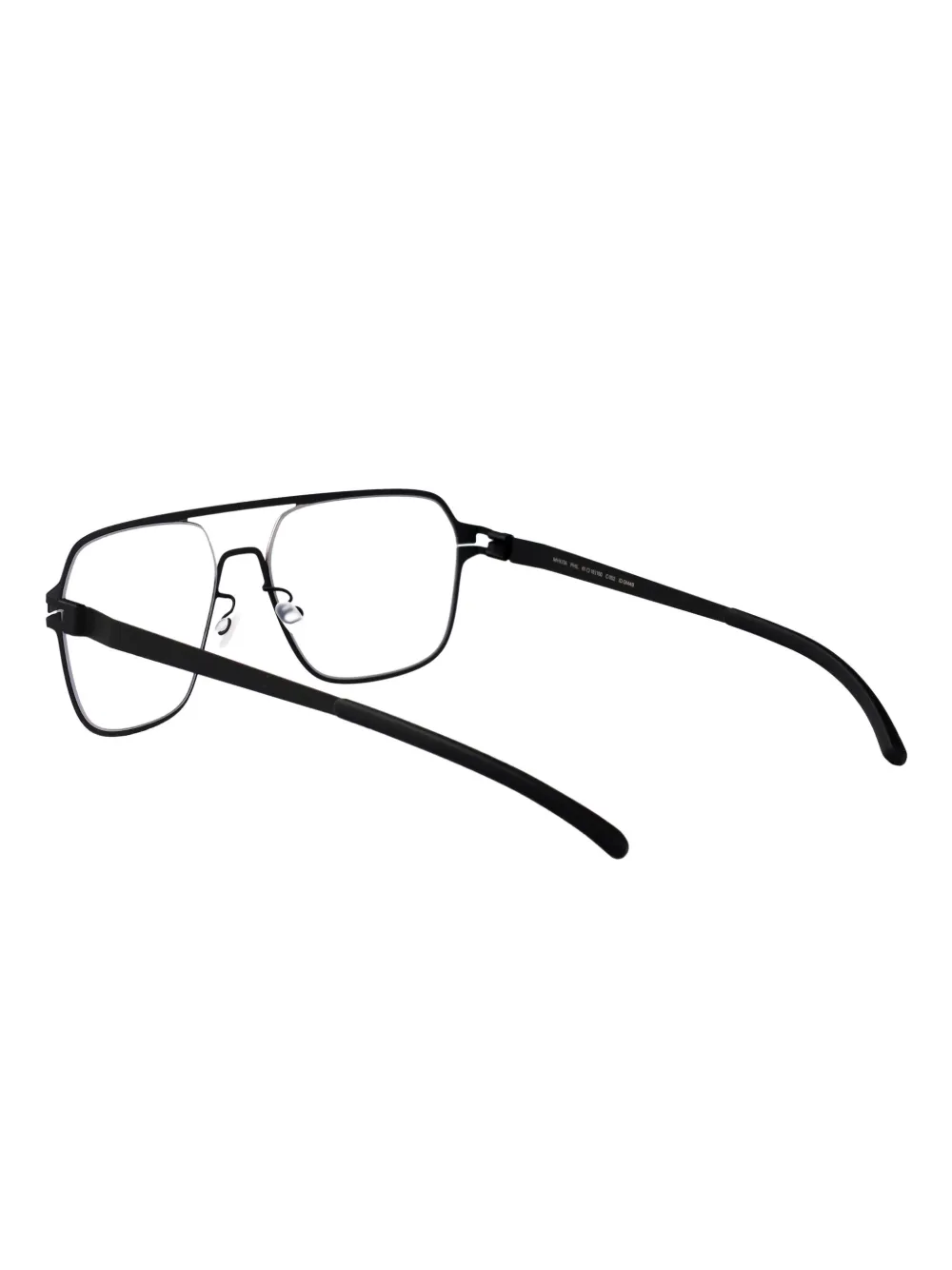 Mykita Phil bril met rechthoekig montuur Zwart