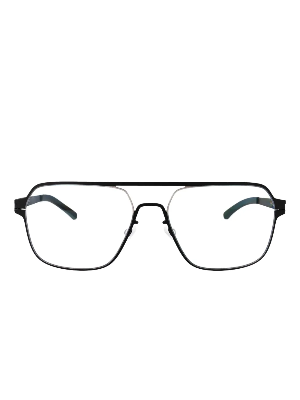 Mykita Phil bril met rechthoekig montuur Zwart