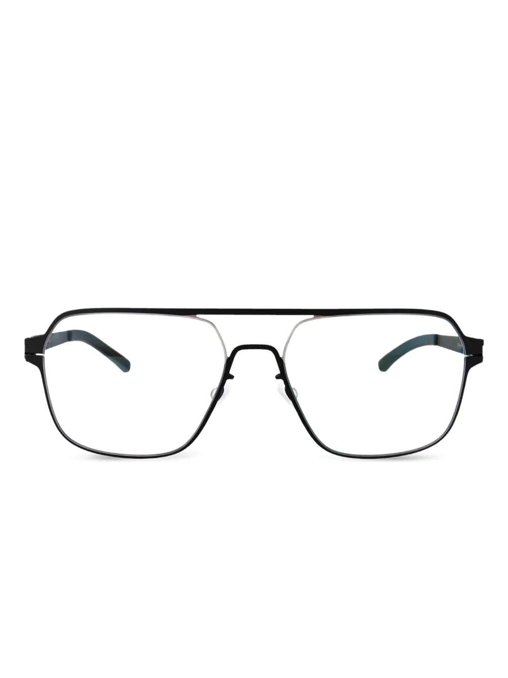 Mykita Phil bril met rechthoekig montuur Zwart
