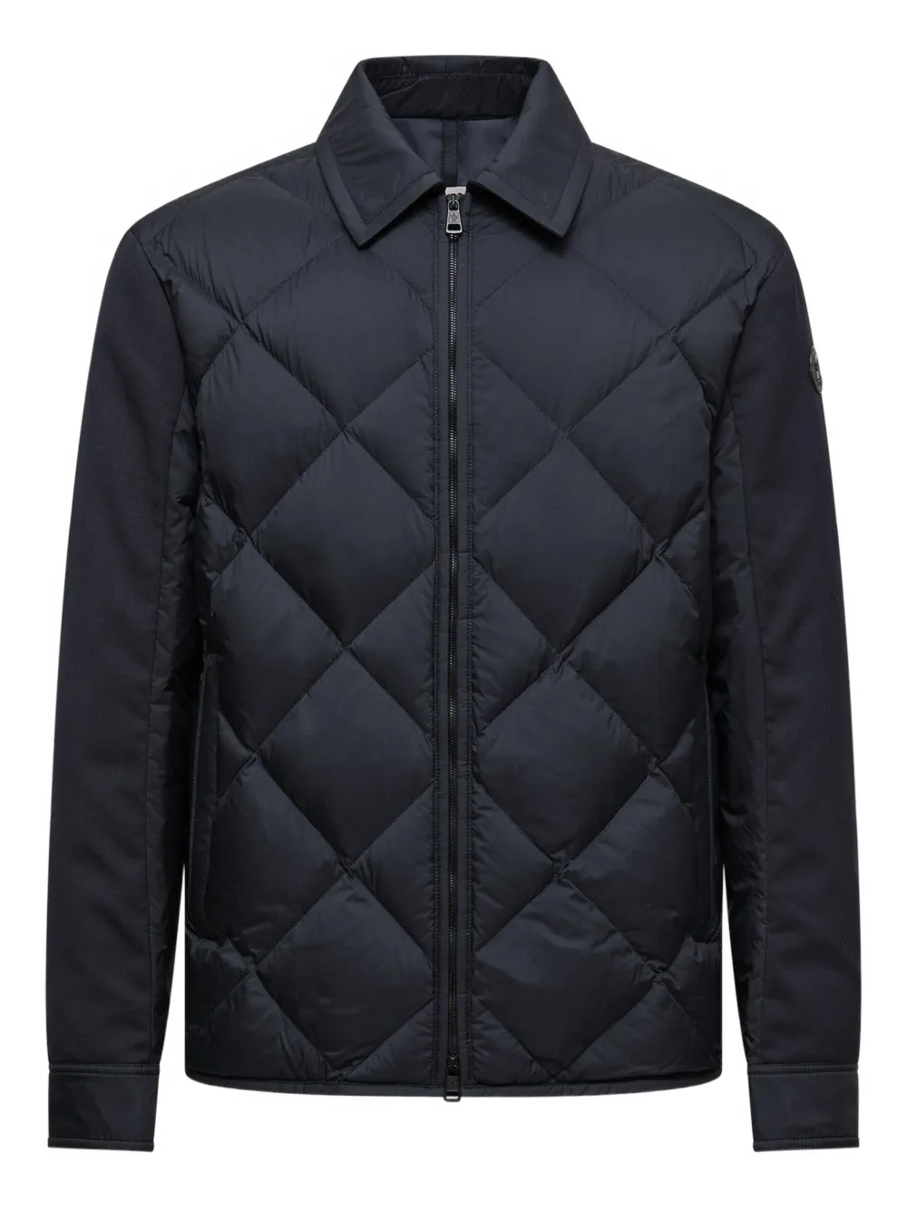 Moncler キルティング パデッドジャケット - ブルー Moncler キルティング パデッドジャケット - ブルー