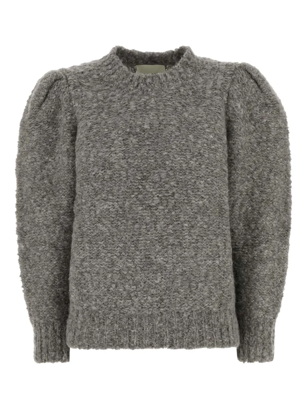 ISABEL MARANT Emma puffed-sleeve sweater Grijs