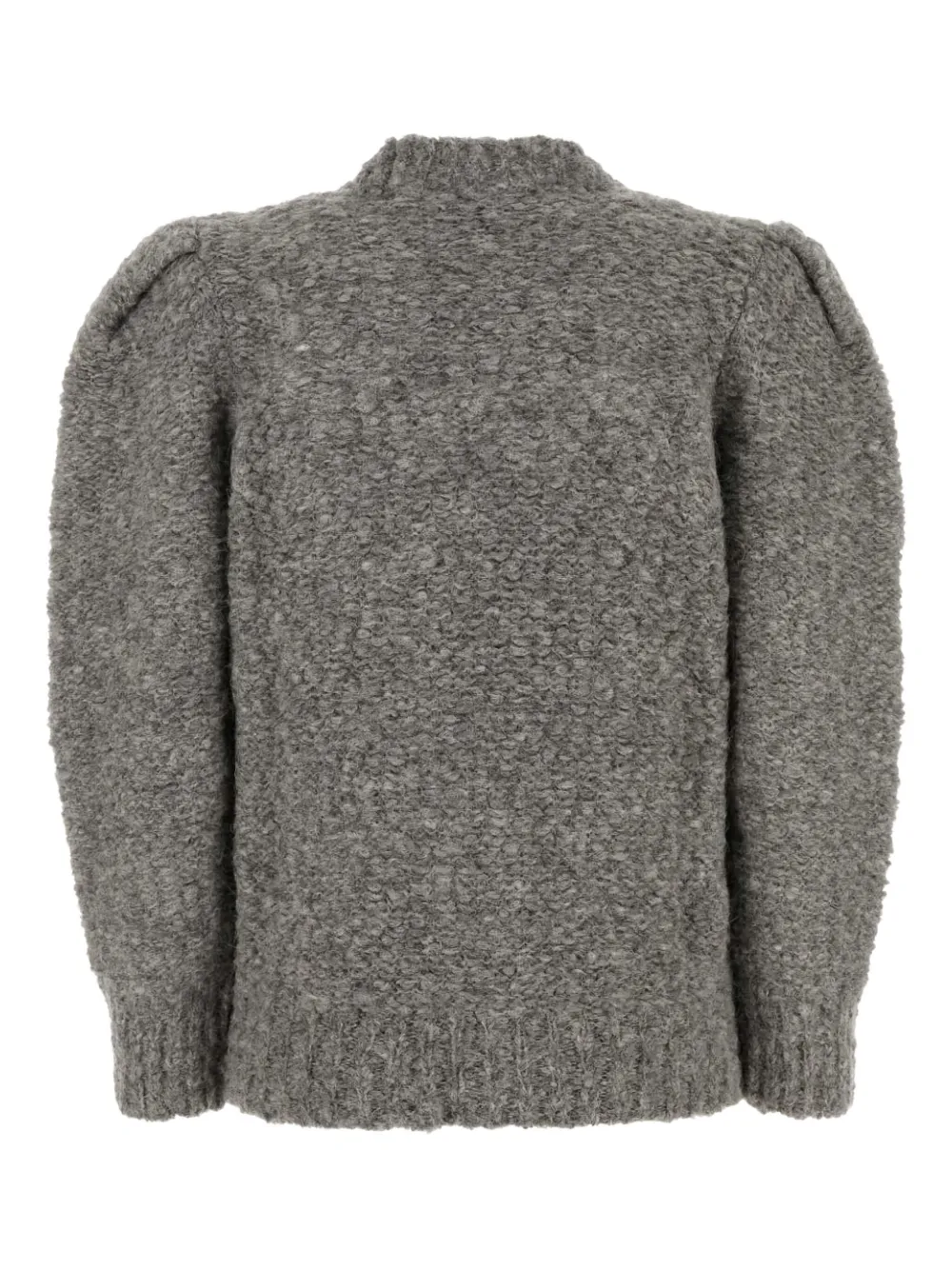 ISABEL MARANT Emma puffed-sleeve sweater Grijs