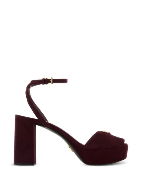 Prada 110mm ankle-strap platform sandals