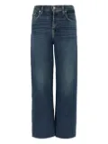 7 For All Mankind Alexa high-waist frayed jeans - Blue