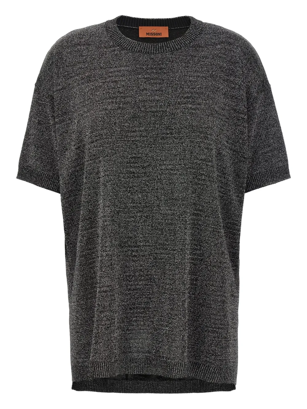 Missoni metalic crew-neck T-shirt - グレー Missoni metalic crew-neck T-shirt - グレー