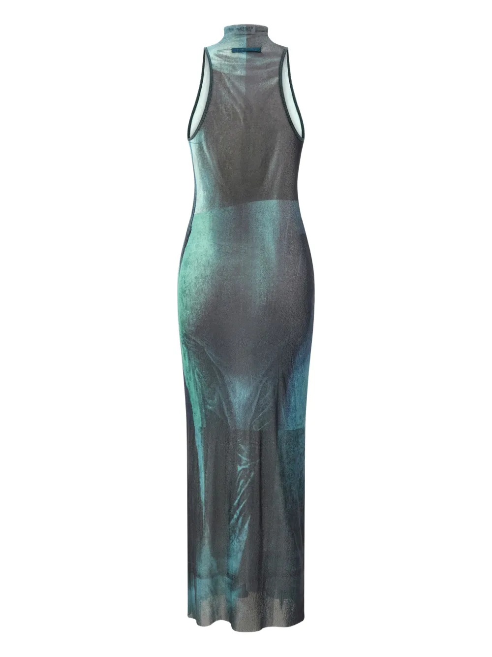 Jean Paul Gaultier The Long Water Dress print high-neck maxi dress - Jean Paul Gaultier The Long Water Dress print high-neck maxi dress -