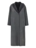 Fabiana Filippi jewel-cuff robe coat - Grey