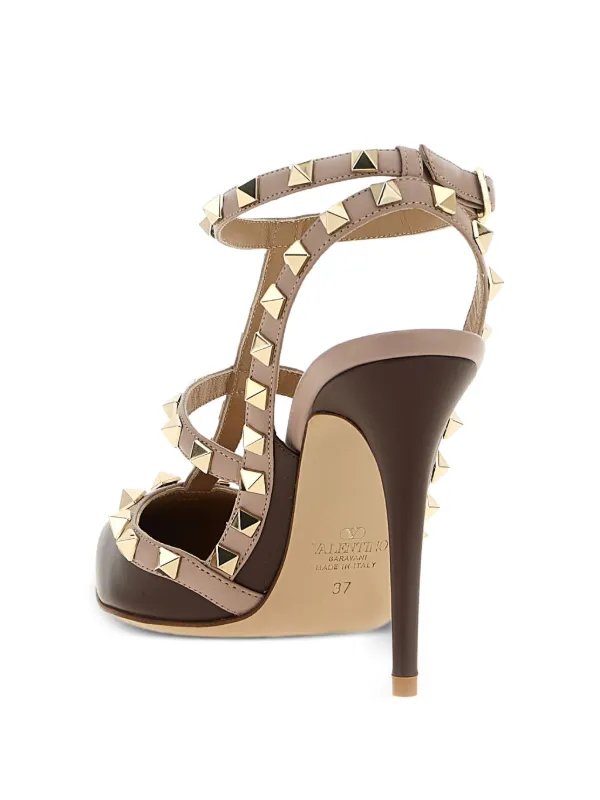 Valentino Garavani ロックスタッズ 100mm レザーパンプス Valentino Garavani ロックスタッズ 100mm レザーパンプス