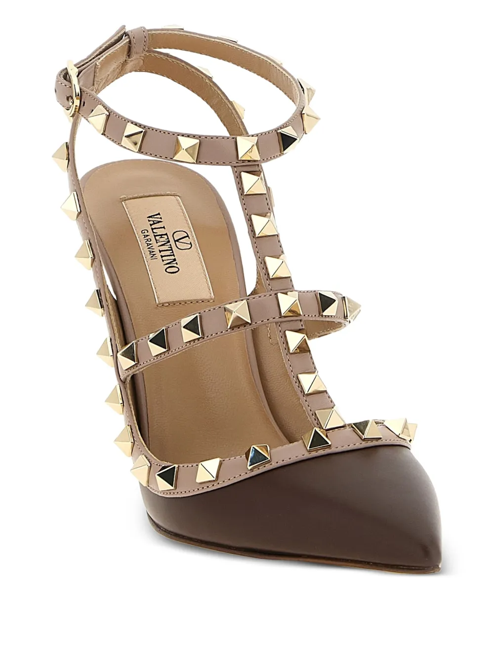 Valentino Garavani 100mm Rockstud Caged leather pumps | Heeled Pumps | Image 2