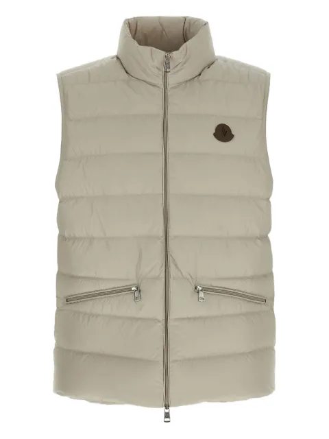 Moncler padded logo-patch gilet