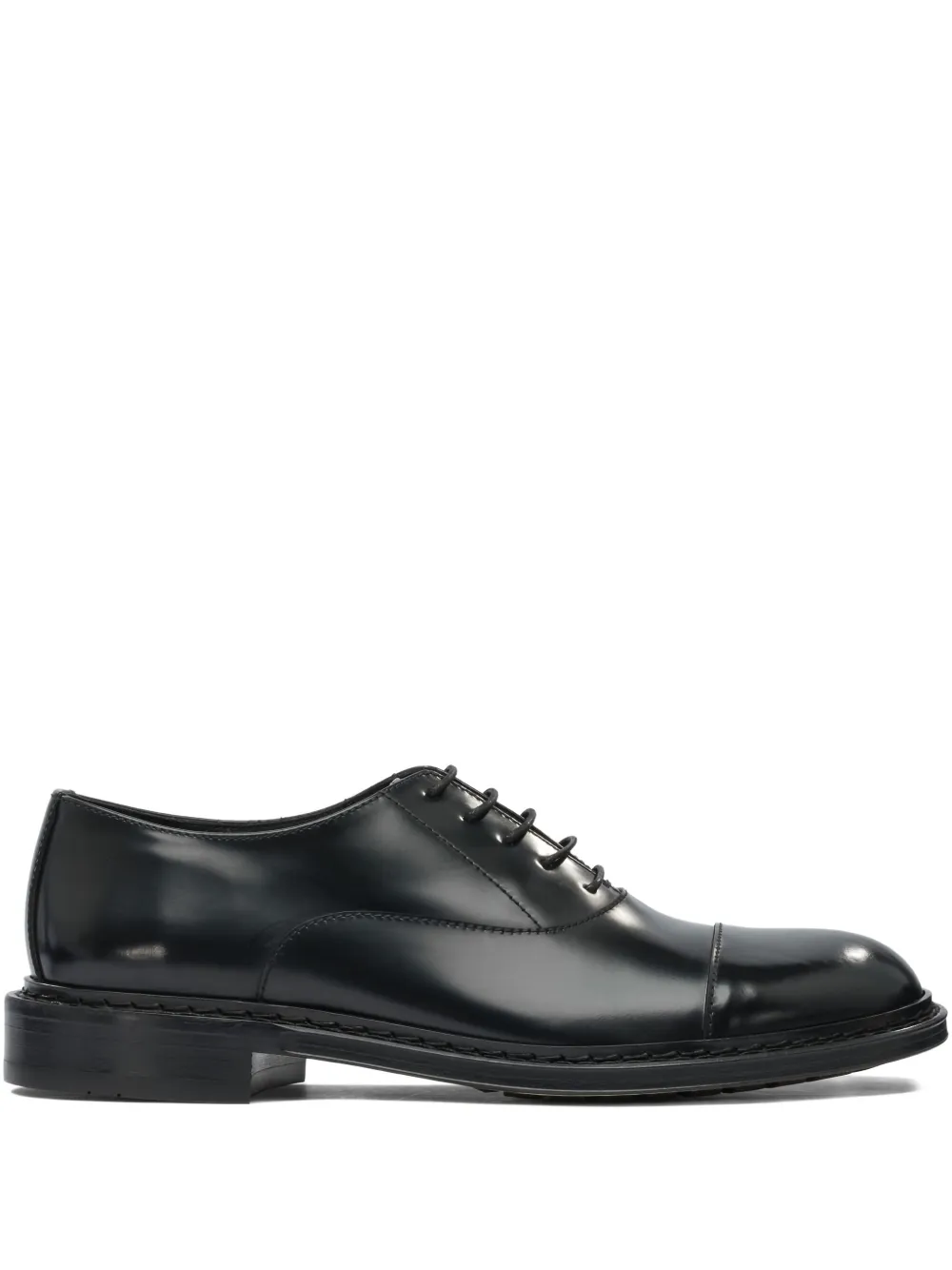 Sturlini Firenze Cap-toe Lace-up Derby Shoes In Black