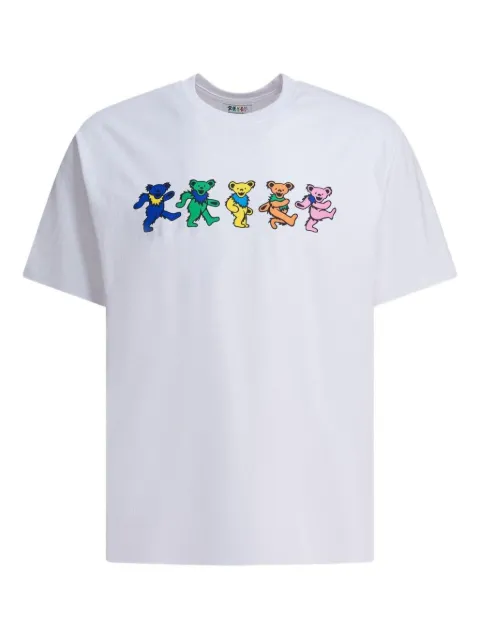 This Is Never That dancing bears-print cotton T-shirt
