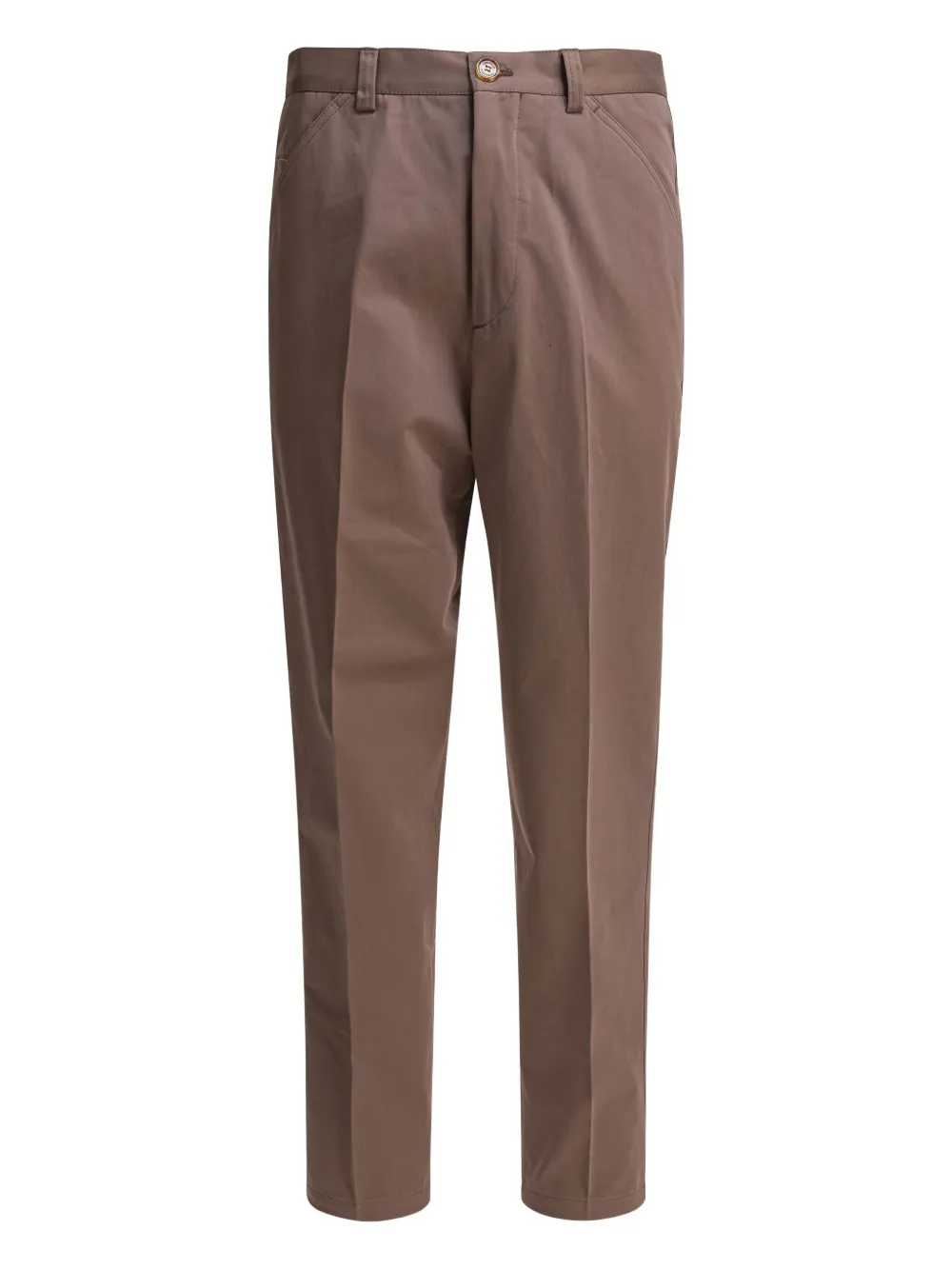 Brunello Cucinelli cotton twill trousers Bruin