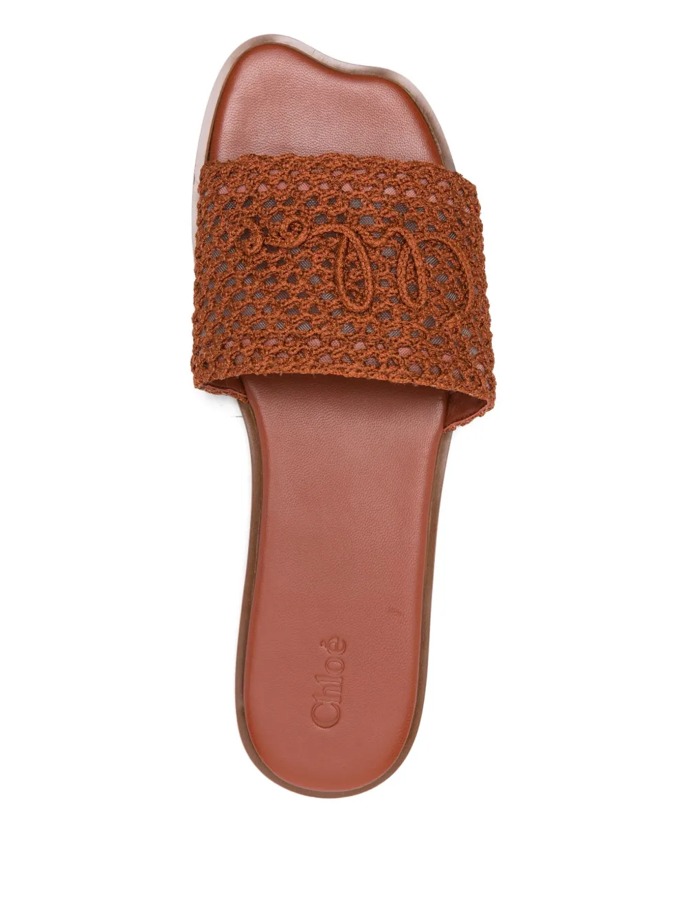 Chloé Gehaakte sandalen Bruin