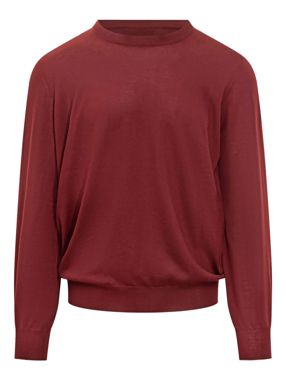 Brunello Cucinelli Sweater met ronde hals Rood