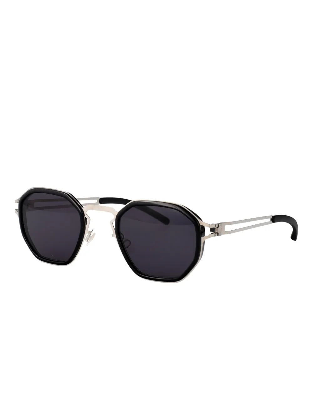 Mykita Gia geometric-frame sunglasses Zwart