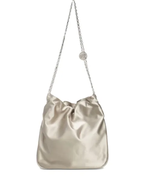 Roger Vivier small Pilgrim crystal-embellished satin shoulder bag