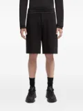 Moncler elasticated-waist cotton shorts - Black